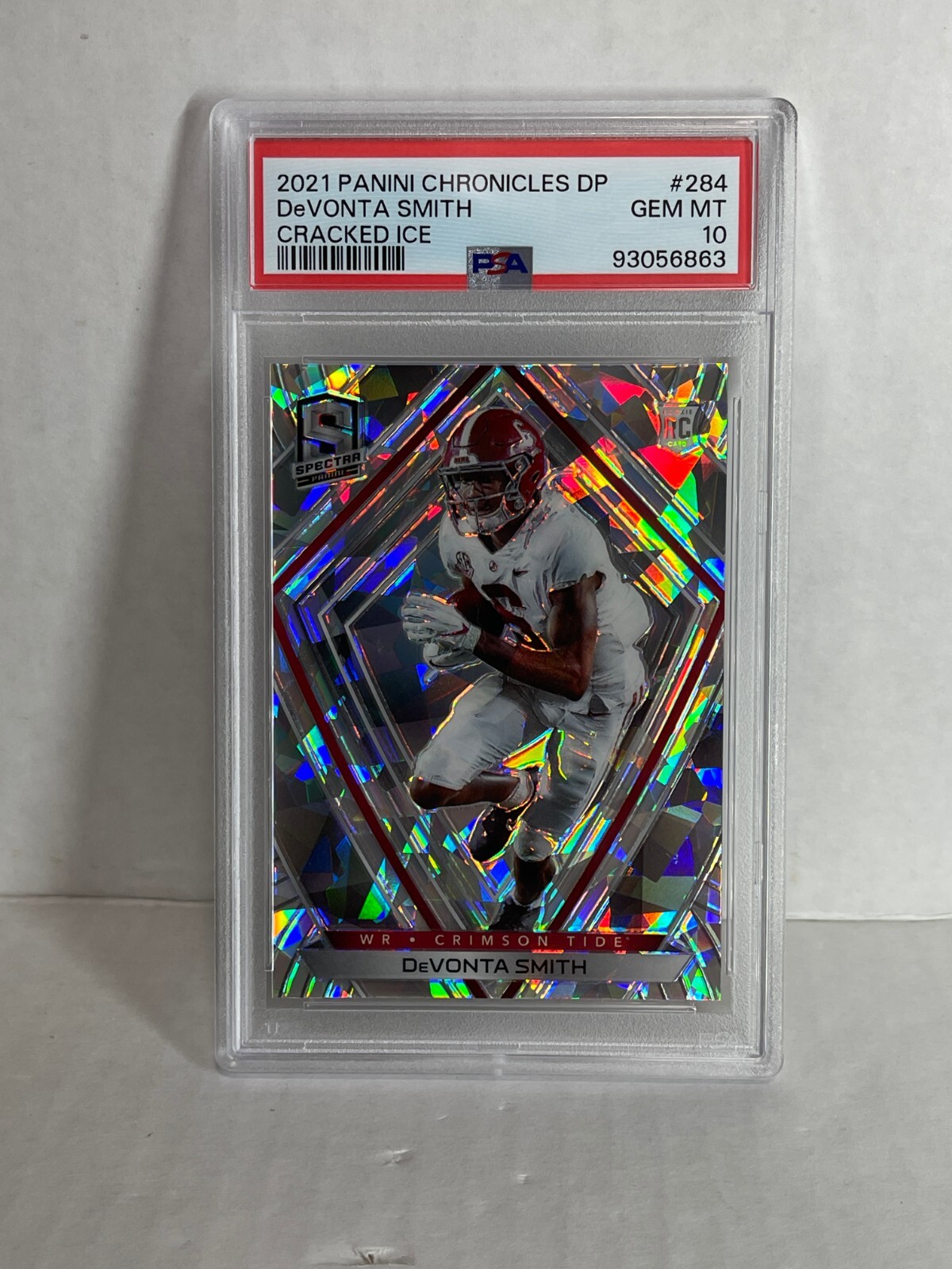 DeVonta Smith Panini Chronicles Draft Picks #284 Cracked Ice