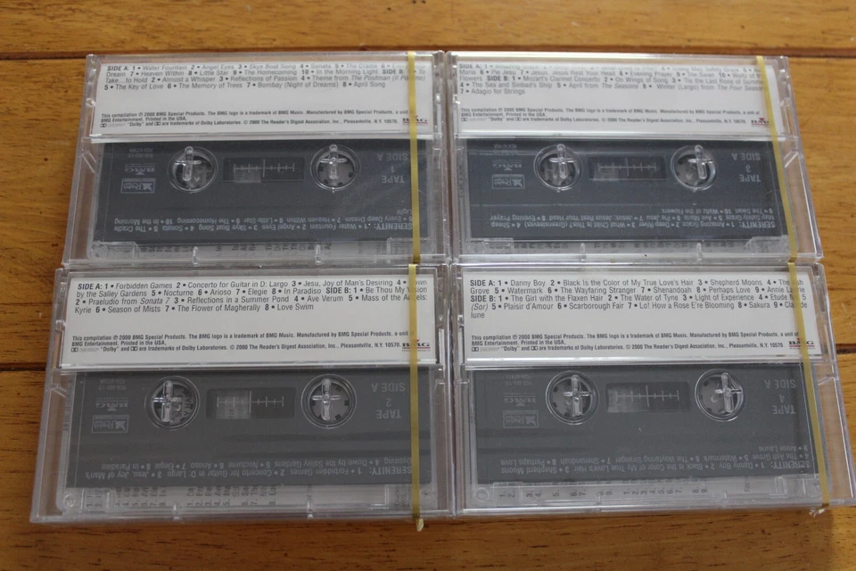 READERS DIGEST SERENITY - RELAXING MUSIC - VARIOUS CASSETTE LOT [NEW SEALED] - Image 2 of 4
