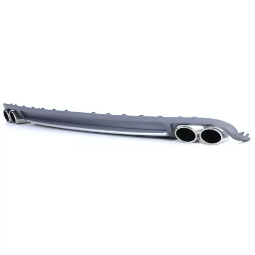 Diffusore posteriore inserto + terminali per Audi A4 B8 berlina Avant 07-11 - Imagen 2 de 5