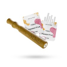YOKU Ashwood Wooden Essential Oil Inhaler with 12 Passion Fruit quit vaping