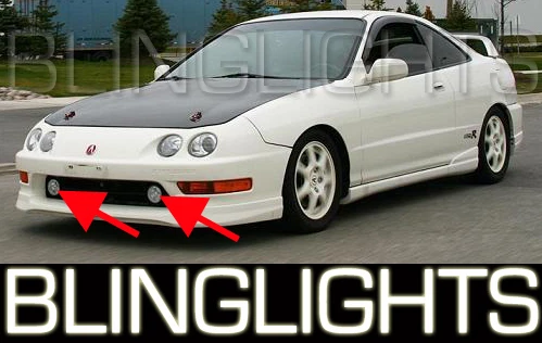Fog Lamps Fog Lights Foglights for 1994-2001 Acura Integra 95 96 97 98 99 00 - Image 4 of 4