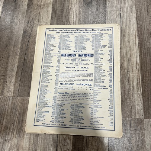 Antique 1898 Admiral George Dewey Triumphal March Sheet Music Wartime - Picture 6 of 6