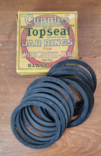 Vintage Box Canning Jar Seal Rings - Cupples Topseal No.20 Wide Mouth