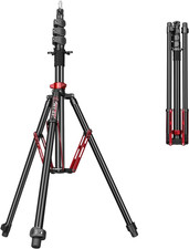 Photography Light Stand Aluminum Alloy Tripod Heavy Duty 36mm Load Up to 5kg