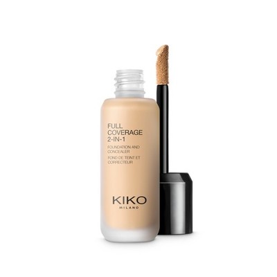 KIKO Milano Full Coverage 2-in-1 Foundation & Concealer 06 - WB 15, 2-In-1-Found