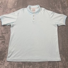 Tommy Bahama Mens Polo Shirt Size XL Light Blue Golf TG Modal Blend