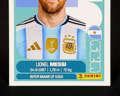 Lionel Messi 2026 Panini FIFA World Cup Sticker Argentina ARG 17 