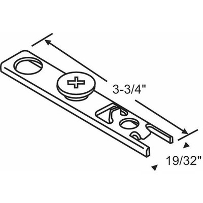 Zoro Select Pivot Bracket, Steel, Plated