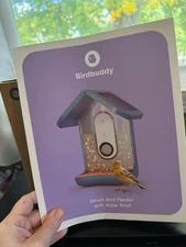 Birdbuddy Smart Bird Feeder With Solar Roof & Camera Solar Powered New