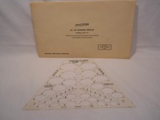 Rapidesign Isometric Ellipses Template R-123 Made USA