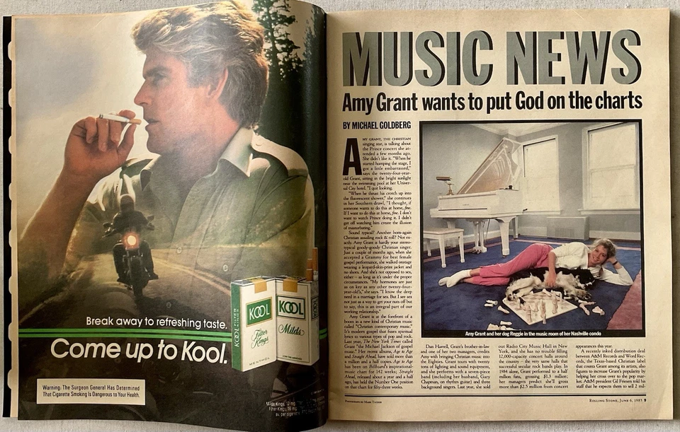 Rolling Stone VTG Issue - June 6, 1985 w/ Julian Lennon • Amy Grant • Prince Foto 4 de 4