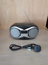 Groov-e GV-PS753-BK Portable DAB Radio CD Player with AUX and Headphone Jack