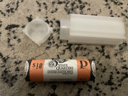 US Mint 2005 D State Quarters Kansas KS Roll D - Crimp Rolled Sealed!