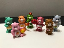Vintage 1980's Care Bears - Care Bears 2" PVC Figurine Lot X 7 Figures