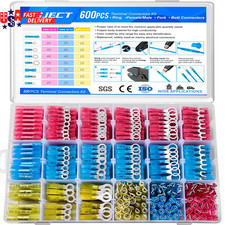 600 PCS Heat Shrink Wire Connectors Kit, Multipurpose Waterproof Electrical Wire