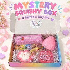 Mystery Squishy Box, Sensory Toys Kawaii Fidget Gift for Kids