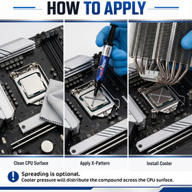 PolarTronix Premium Thermal Paste Made in USA 10 Gram for CPU GPU Laptop Xbox