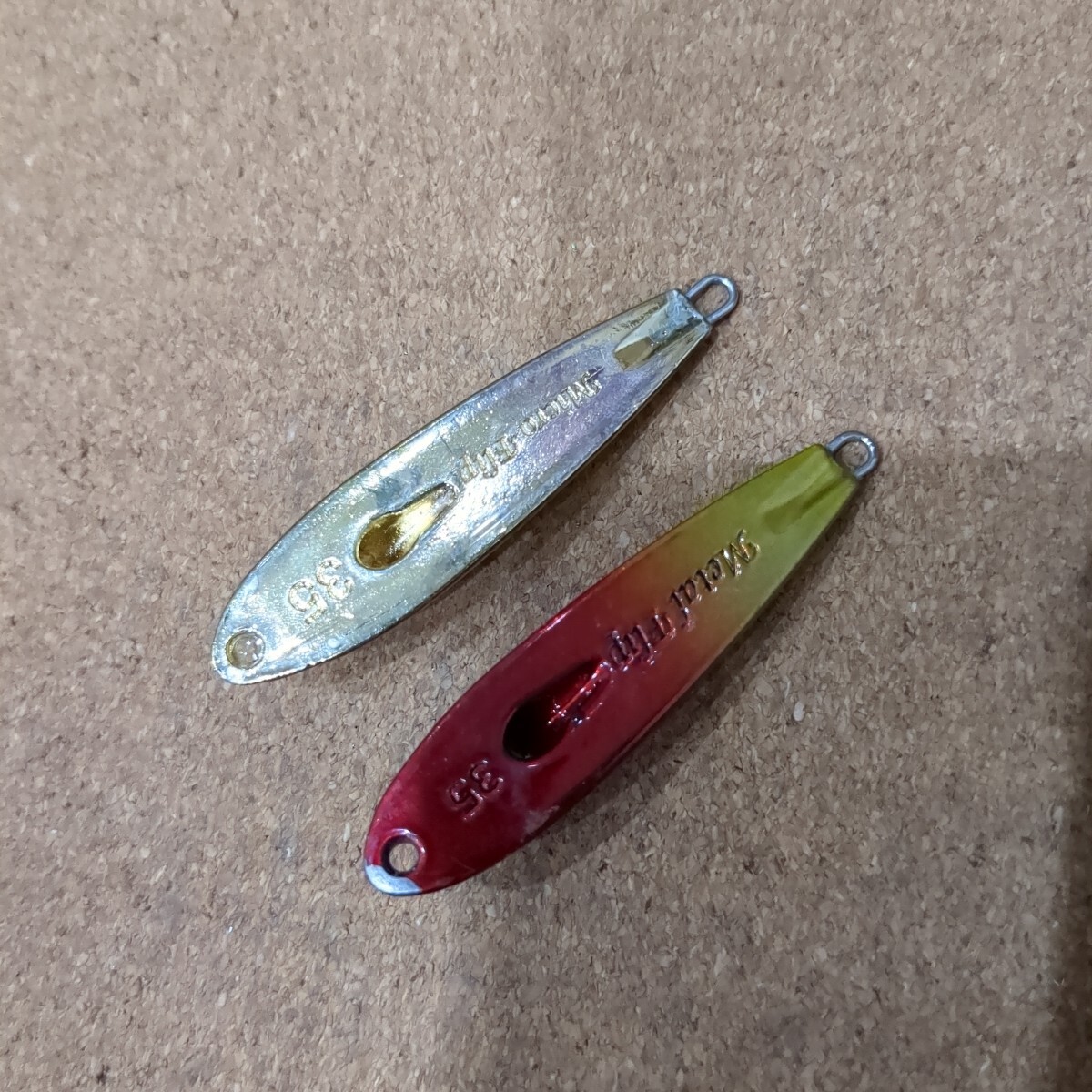 C-7967 Gear Lab Micro Flip 35g TG Tungsten Jig Set of 2 Blue Fish Used - Image 3