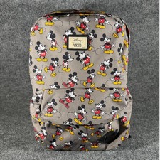 Mochila Disney X Vans Mickey Mouse gris estampado integral