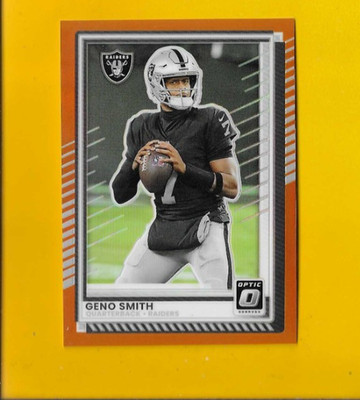 74819 2025 Donruss Optic Orange #144 Geno Smith RAIDERS 108/299