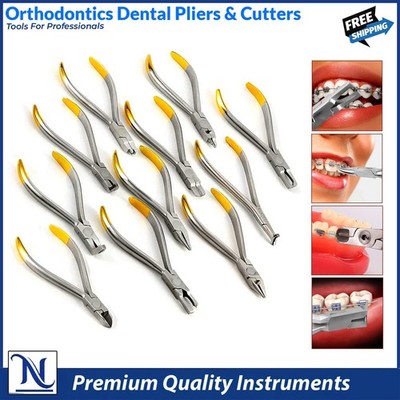 Orthodontic Wire Bending, Cutting & Bracket Removing Instruments