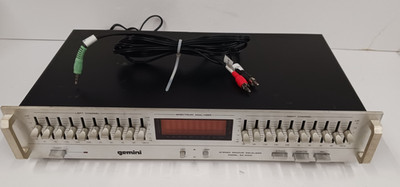 Vintage Gemini SA-3000 Stereo Graphic Equalizer Band Spectrum Analyzer