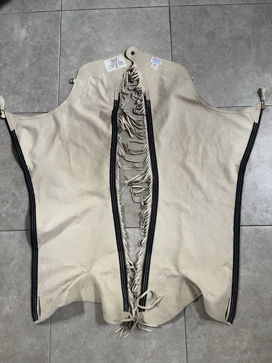 Vêtements de cheval passe-temps chaps hobby daim crème adulte grand