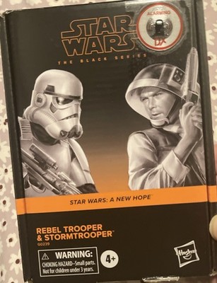 Star Wars The Black Series: Rebel Trooper & Stormtrooper 2 Pack (SW: A New Hope)