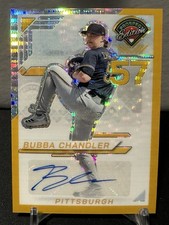 2025 Panini Prospect Edition Bubba Chandler #25 Gold Pulsar Prizm Auto /10 🔥📈