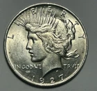 1927 D PEACE DOLLAR AU+