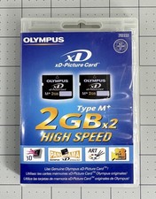 Olympus 2GB XD Picture Type M Card 2 Pack 202233 - NEW  Sealed