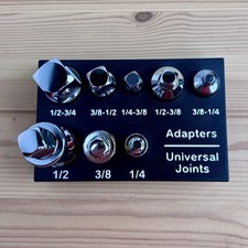 Craftsman Compatible Socket Adapters And Universal Joints Organizertray Black