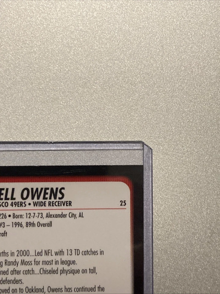 2003 Bowman Chrome Terrell  Owen’s  Refractors San Francisco 49ers # 25 - Image 3 of 4