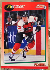 1991-92 Score Canadian Rick Tocchet #9 Flyers