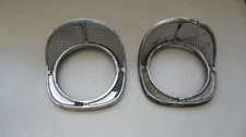 1957 57 Chevy Bel Air Head Light Bezel Pair Guide OEM 5948143 GM Pair 02FA1 IL