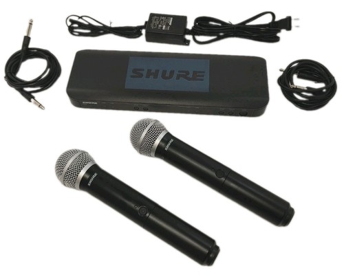 Shure BLX288/PG58-H10-Dual-Channel Wireless Audio System-542-572 MHz-BLX88 CLEAN