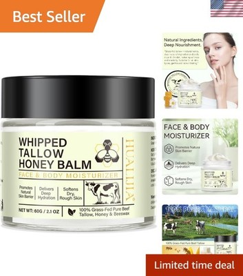 Multi-Functional Organic Tallow and Honey Balm - 100% Natural Skin Care Solution