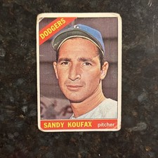 1966 Topps #100 Sandy Koufax