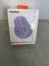 MEETION BTM010R Ergonomic Wireless Vertical Mouse Backlit Bluetooth