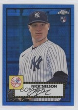 2021 Chrome Platinum Anniversary Mega Box Blue Prism Refractor Nick Nelson 00jz