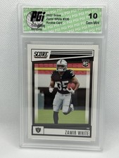 2022 Score - Rookies Zamir White #336 (RC) Graded PGI 10 Gem mint Condition 