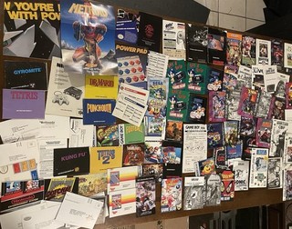 Video Game Manual And Insert Lot Nintendo nes SNES N64 Sega Posters Reg Cards