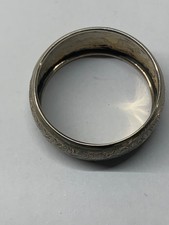 Antique solid silver napkin ring hallmarked 1892