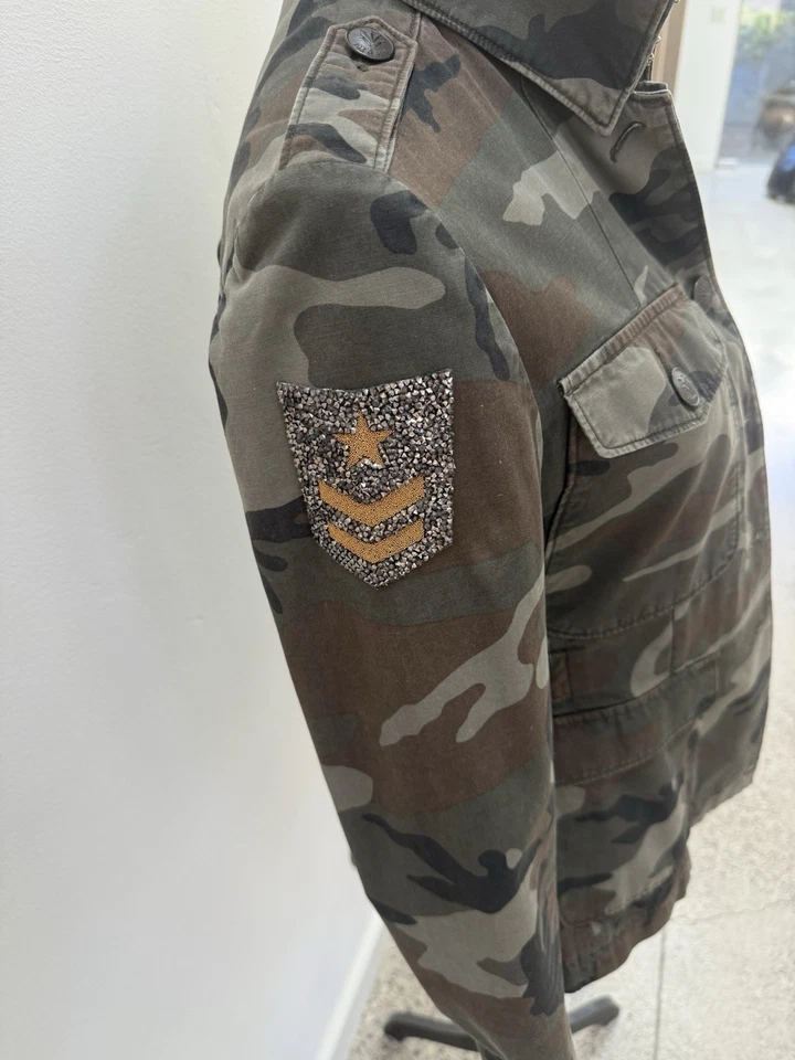 Chaqueta utilitaria RAG & BONE Leigh camuflaje camuflaje.  Foto 2 de 4