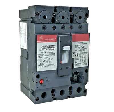 SELA36AT0100 - General Electric 3-Pole 100 Amp 600V Molded Case Circuit Breaker