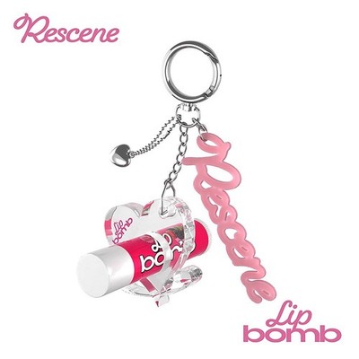 RESCENE OFFICIAL ACRYLIC LIP BALM HOLDER KEYRING/ FANLIGHT MD GOODS K-POP SEALED
