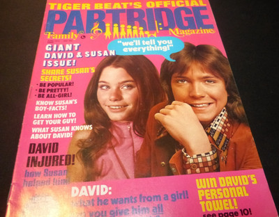 Tiger Beat's Official Partridge Family Magazin  June 1972-David Cassidy