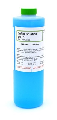10.00 pH Standard Buffer Solution, Blue, 500mL - The Curated Chemical... 