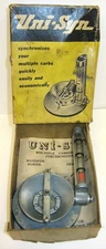 Uni-Syn Multiple Carburetor Synchronizer, Model A, with Box and Instructions