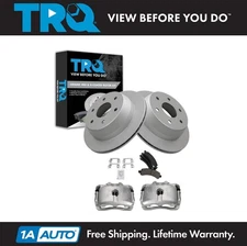 TRQ Rear Brake Pad & Rotor Kit Fits 2002 Chevrolet
